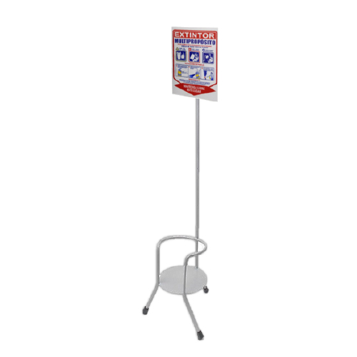 Soporte piso para extintor de 10 y 20 lbs